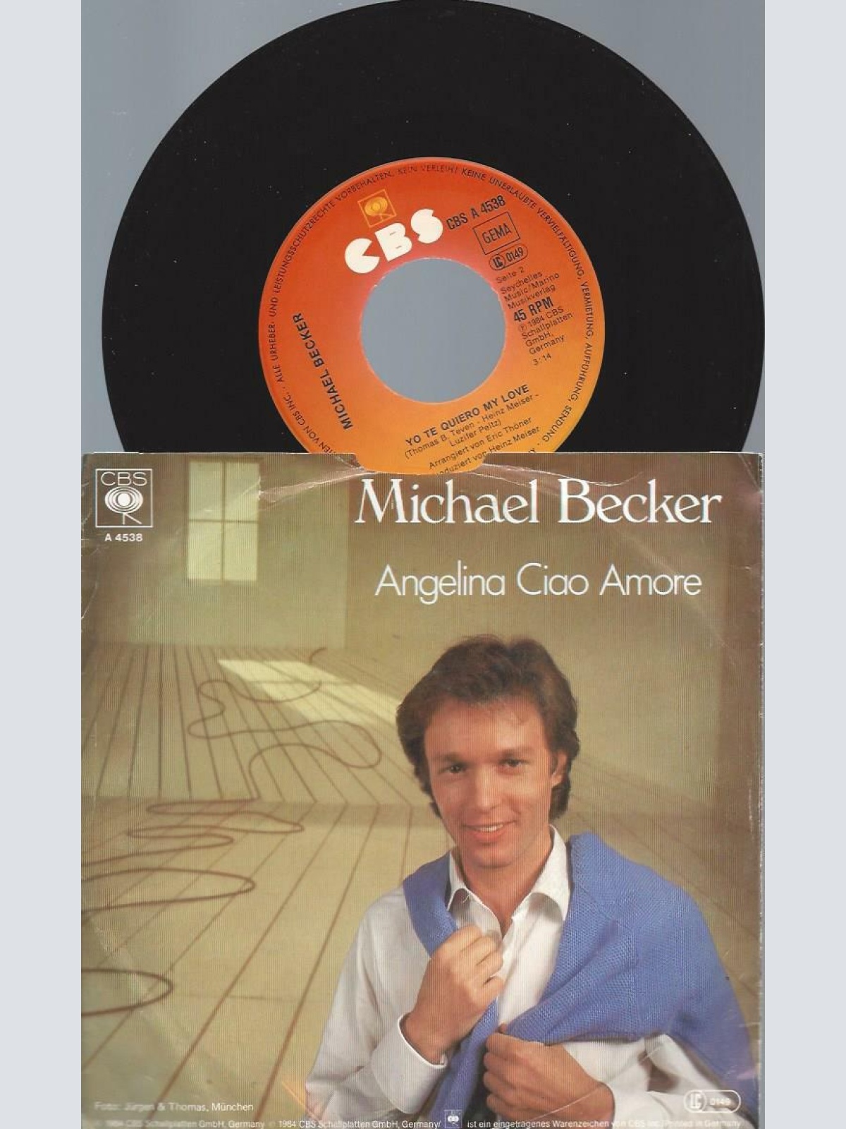 7"     Michael Becker  Angelina Ciao Amore