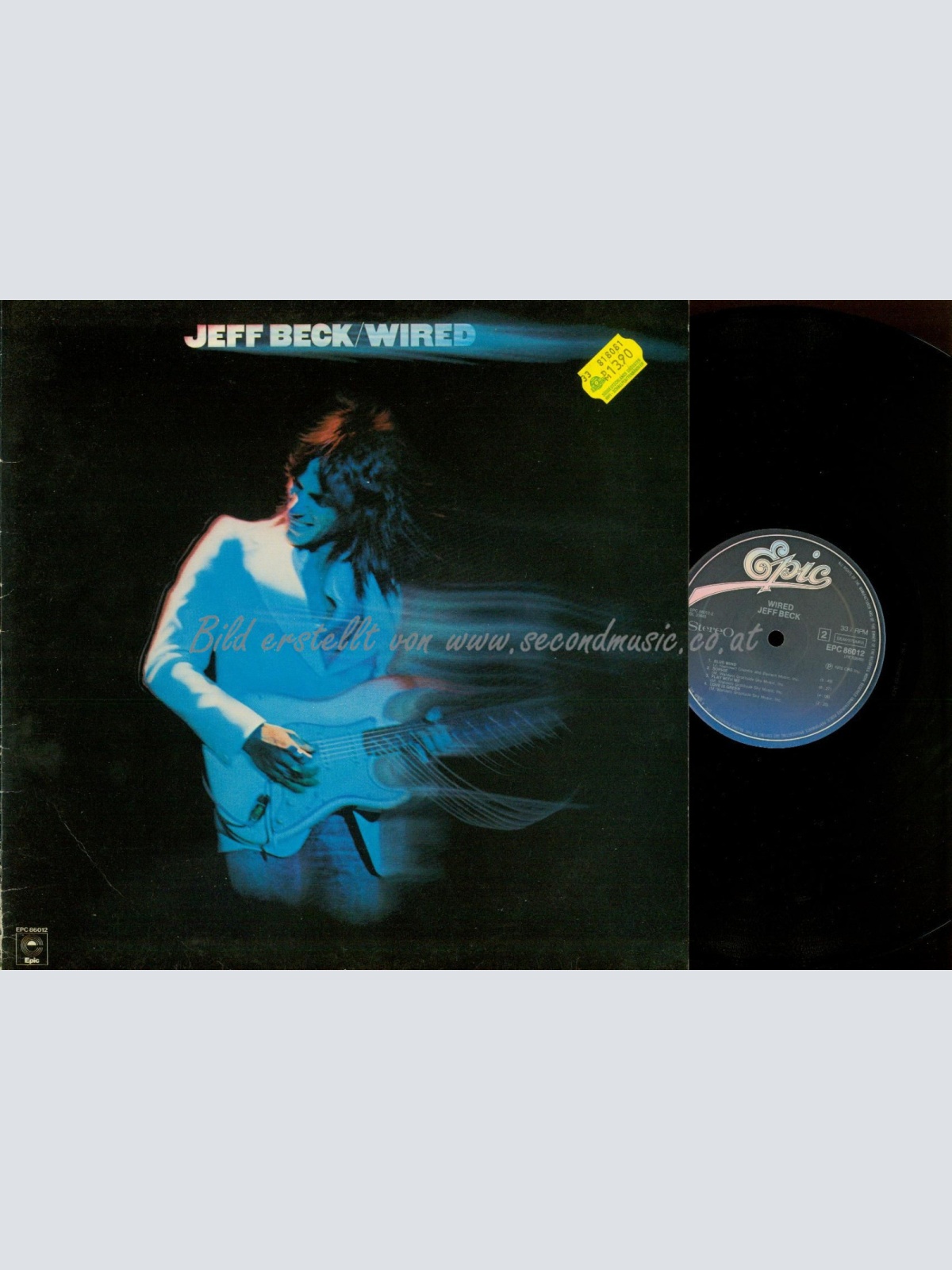 LP- Jeff Beck – Wired  // EPC 86012 NL