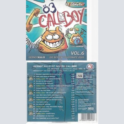 CD--GERNOT KULIS--Ö3 CALLBOY VOL. 6
