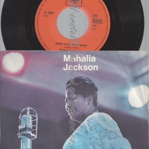 7" MAHALIA JACKSON SILENT NIGHT HOLY NIGHT