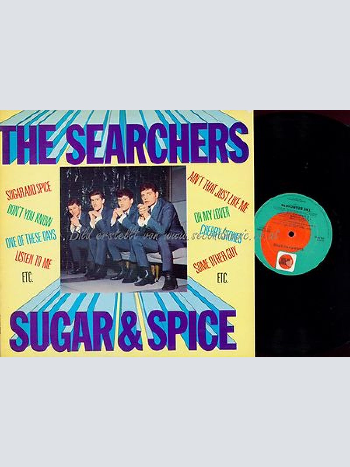LP--THE SEARCHERS--SUGAR & SPICE--PYE 18089