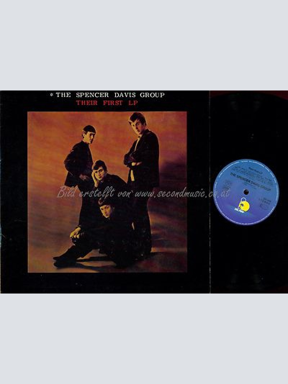 LP--THE SPENCER DAVIS GROUP--THEIR FIRST LP--ISLAND 201658241--GERMANY