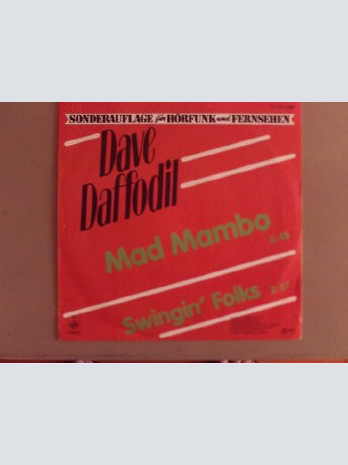 7", Single, Promo Dave Daffodil - Mad Mambo / Swingin' Folks