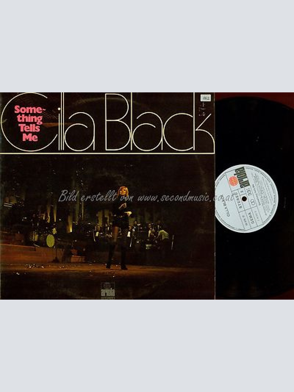 LP--GILLA BLACK--SOMETHING TELLS ME