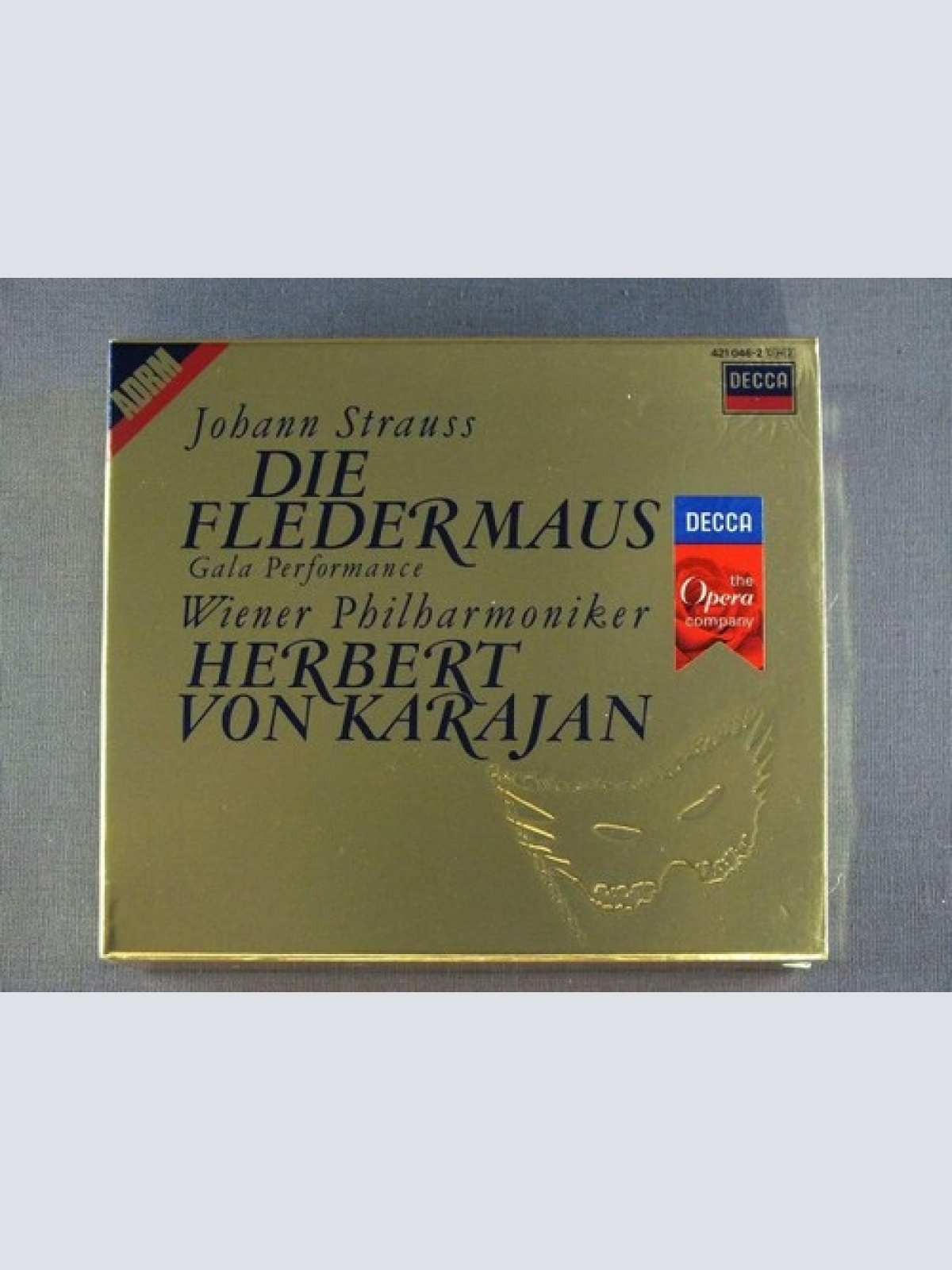 2xCD, Album, RE, RM + Box Johann Strauss* - Wiener Philharmoniker, Herbert vo...