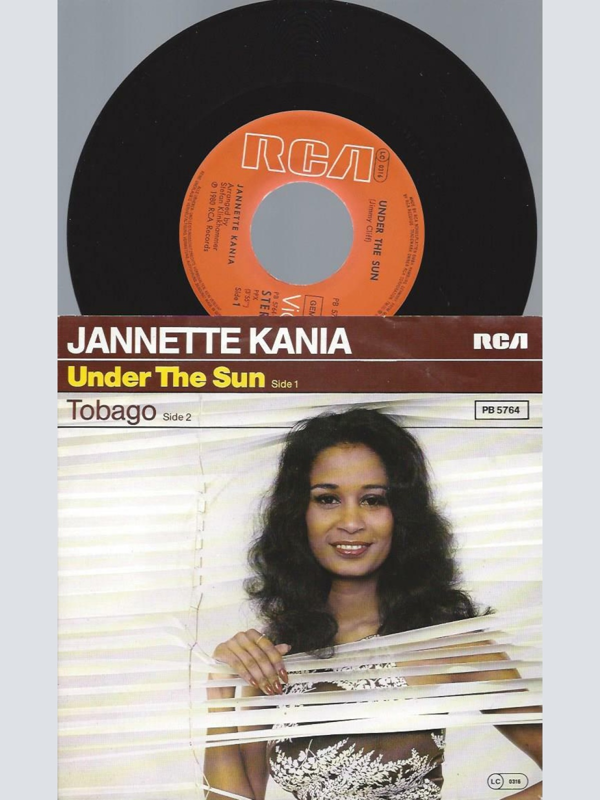 7"   Jannette Kania  Under The Sun