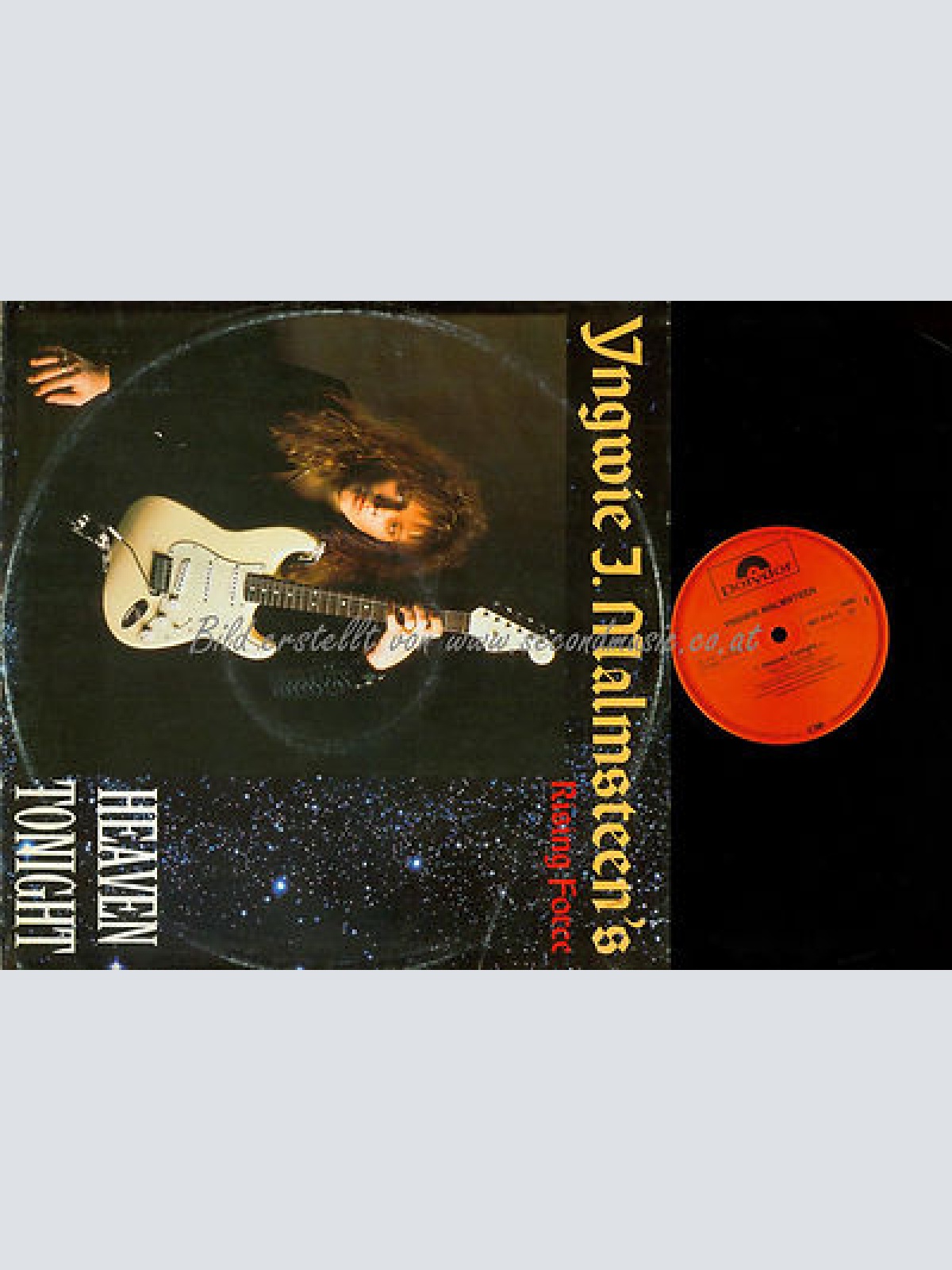 LP-- Yngwie J. Malmsteen's Rising Force  Heaven Tonight  12" MAXI  GERMANY