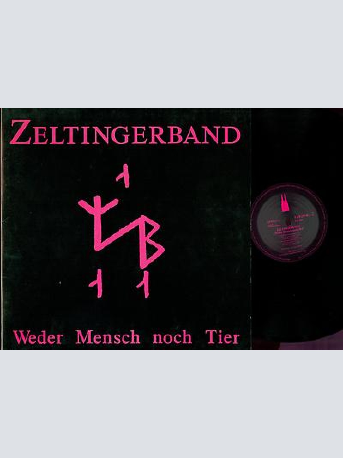 LP--ZELTINGER BAND--WEDER MENSCH NOCH TIER