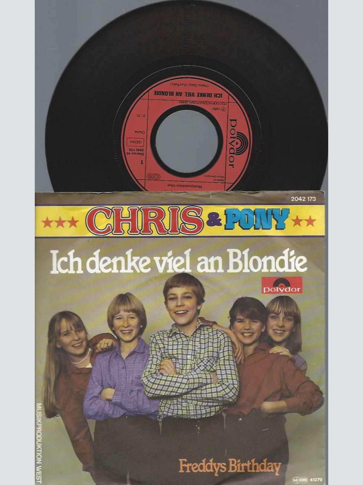7" Chris & Pony    Ich Denke Viel An Blondie