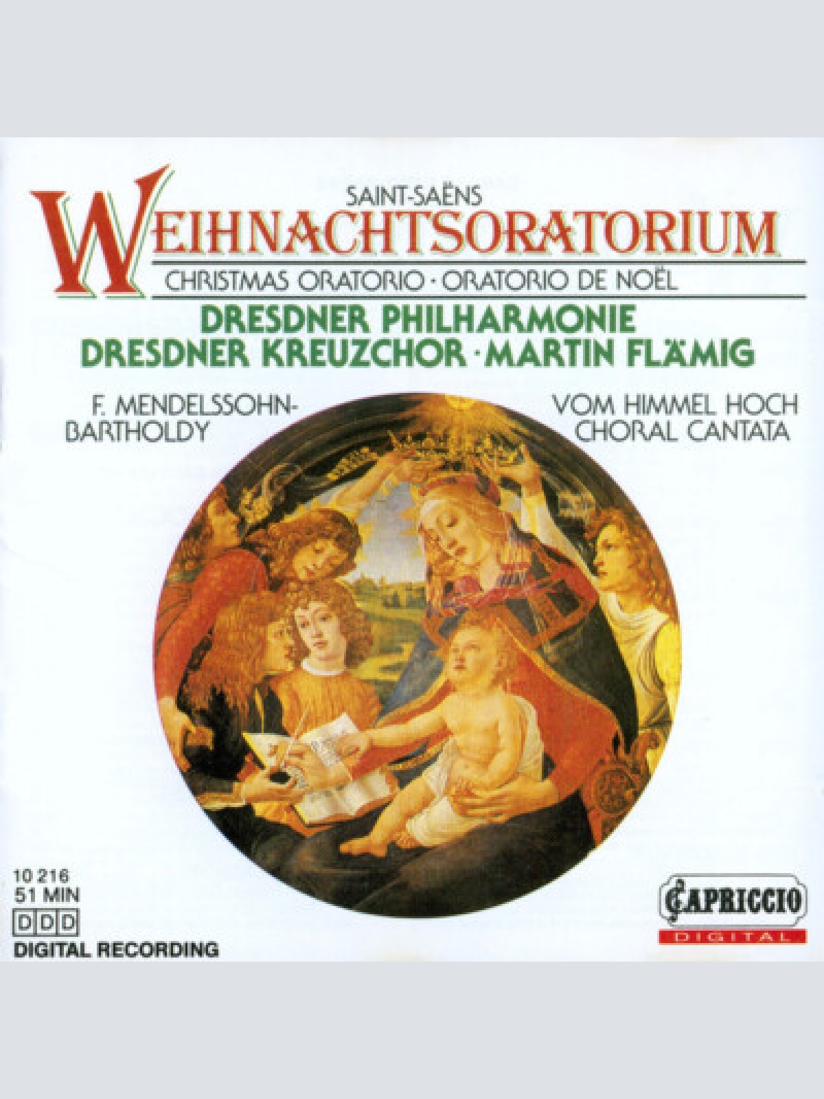 CD, Album Saint-Saëns*, F. Mendelssohn-Bartholdy*, Dresdner Kreuzchor, Dresdn...