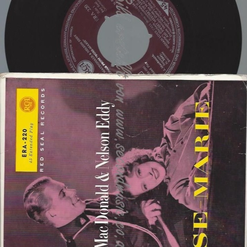 7"   Jeanette MacDonald, Nelson Eddy  In Songs From Rose Marie