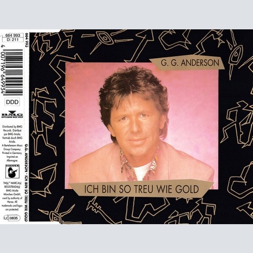 CD, Maxi G.G. Anderson - Ich Bin So Treu Wie Gold