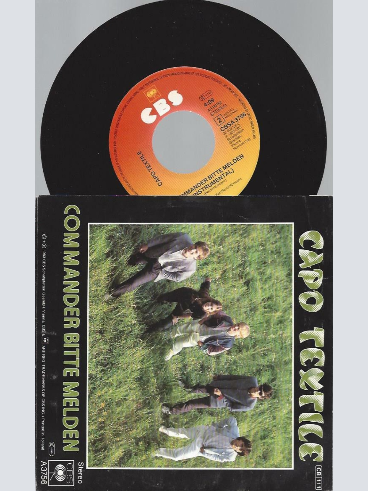 7"     Capo Textile  Commander Bitte Melden