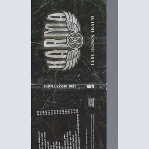 CD--KARMA LEBE DEINEN TRAUM