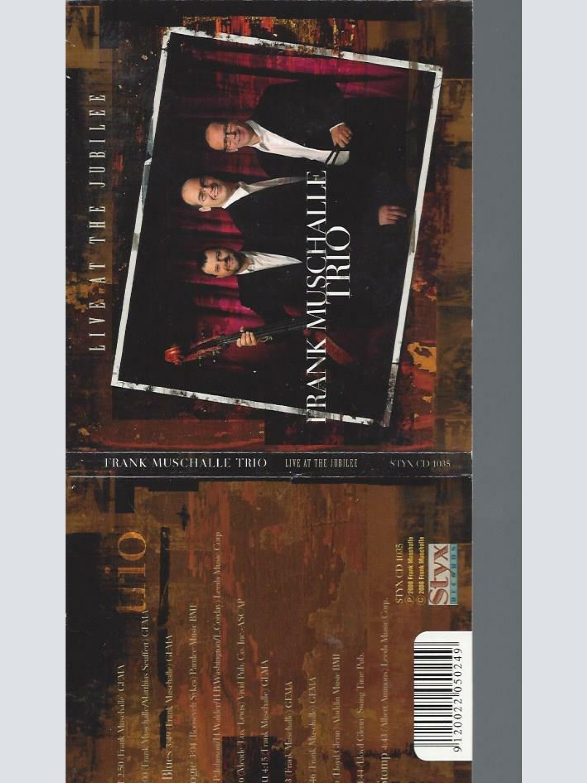 CD--Frank Muschalle Trio // Live at the Jubilee