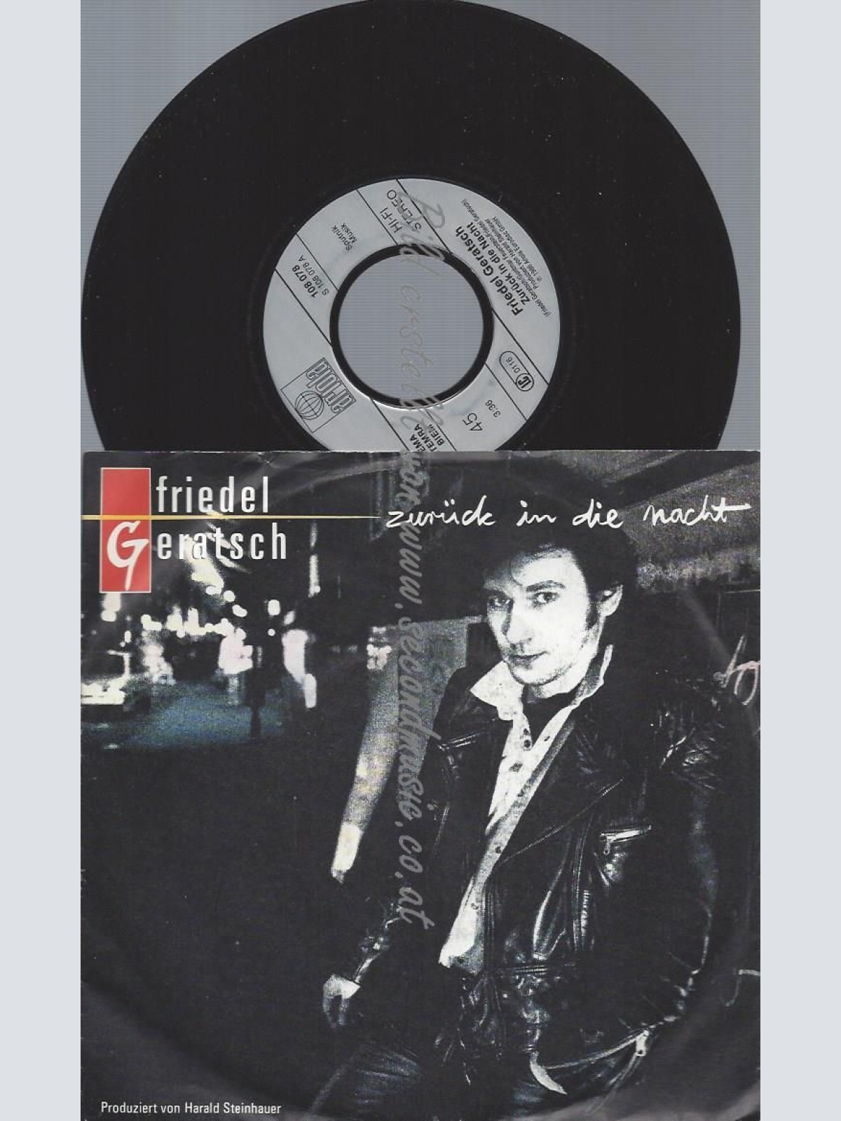7"   Friedel Geratsch – Zurück In Die Nacht
