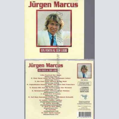 CD--JUERGEN MARCUS | --EIN FESTIVAL DER LIEBE
