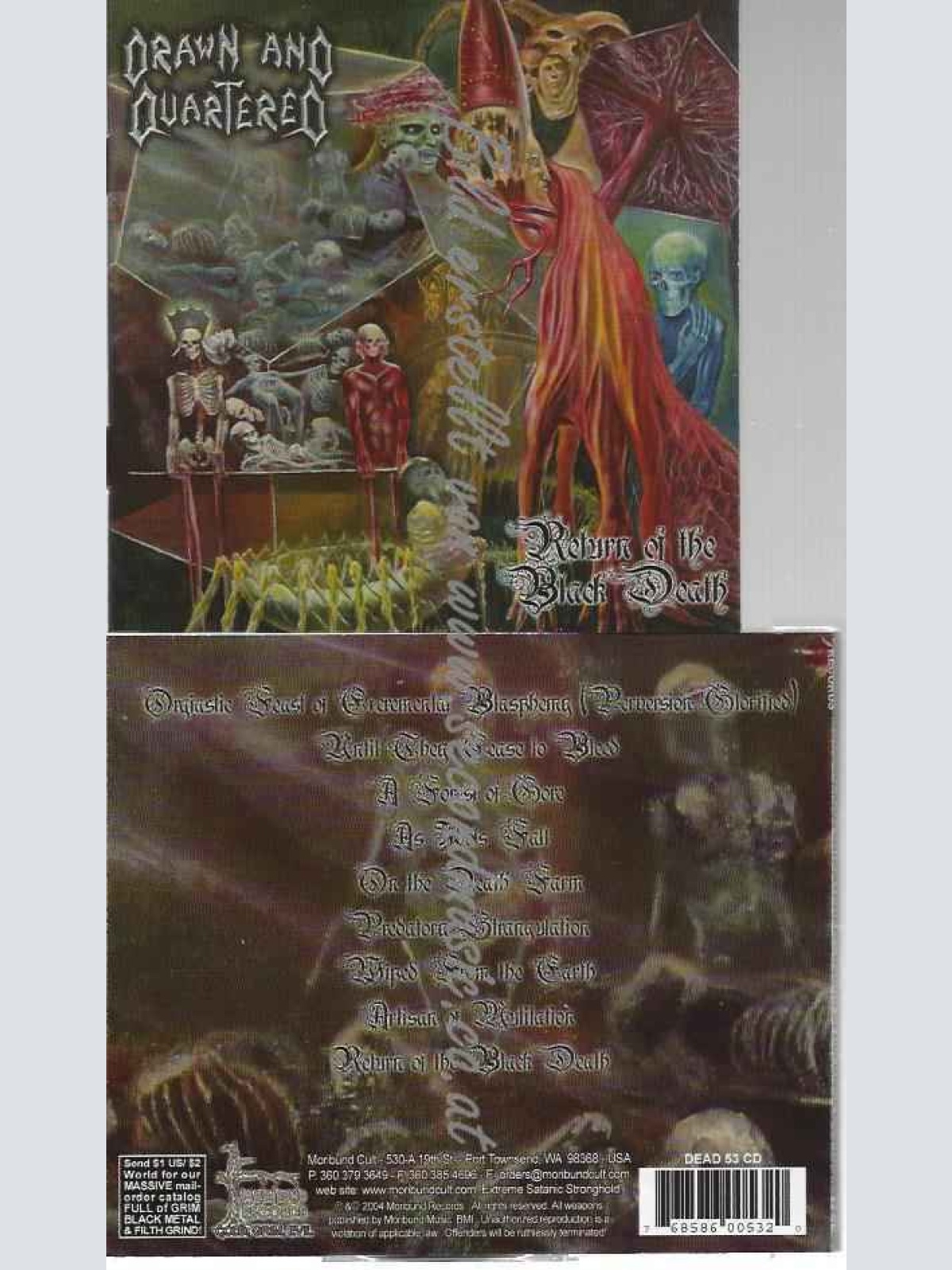 CD--Drawn & Quartered | --Return of the Black Death