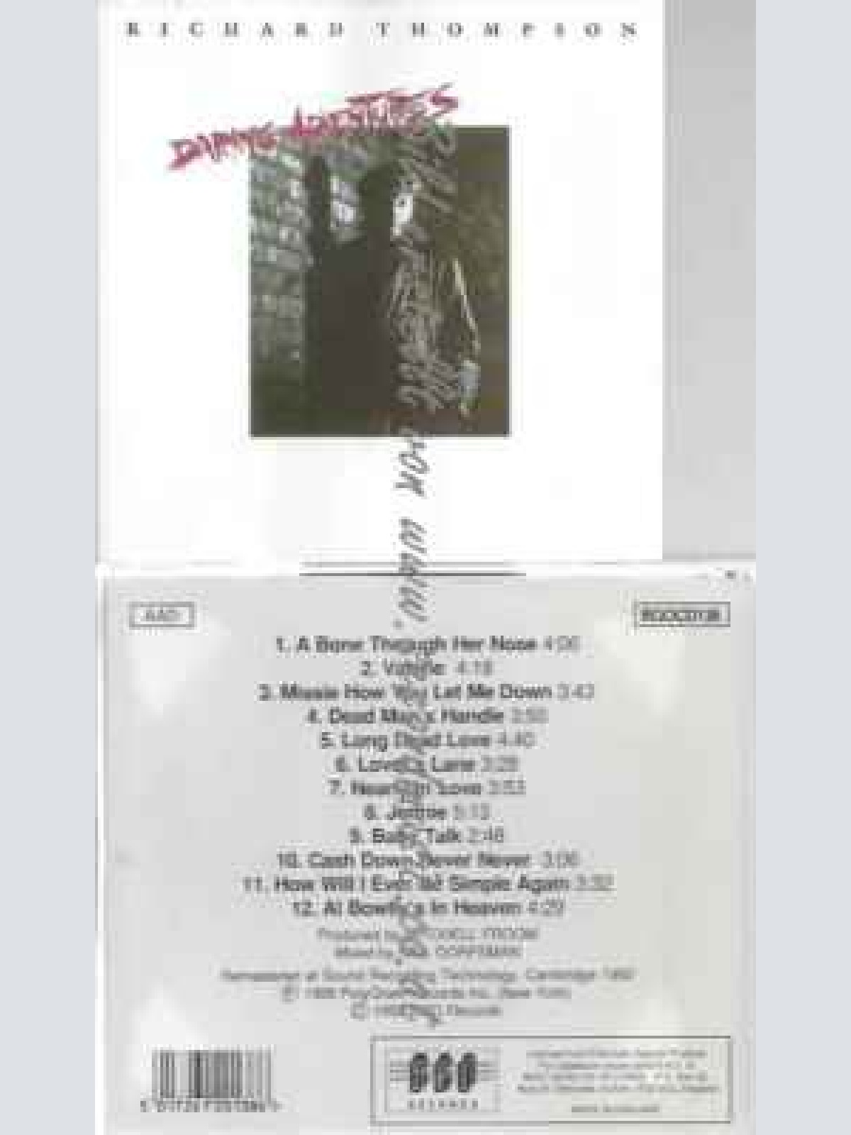 CD--Richard Thompson  Daring Adventures