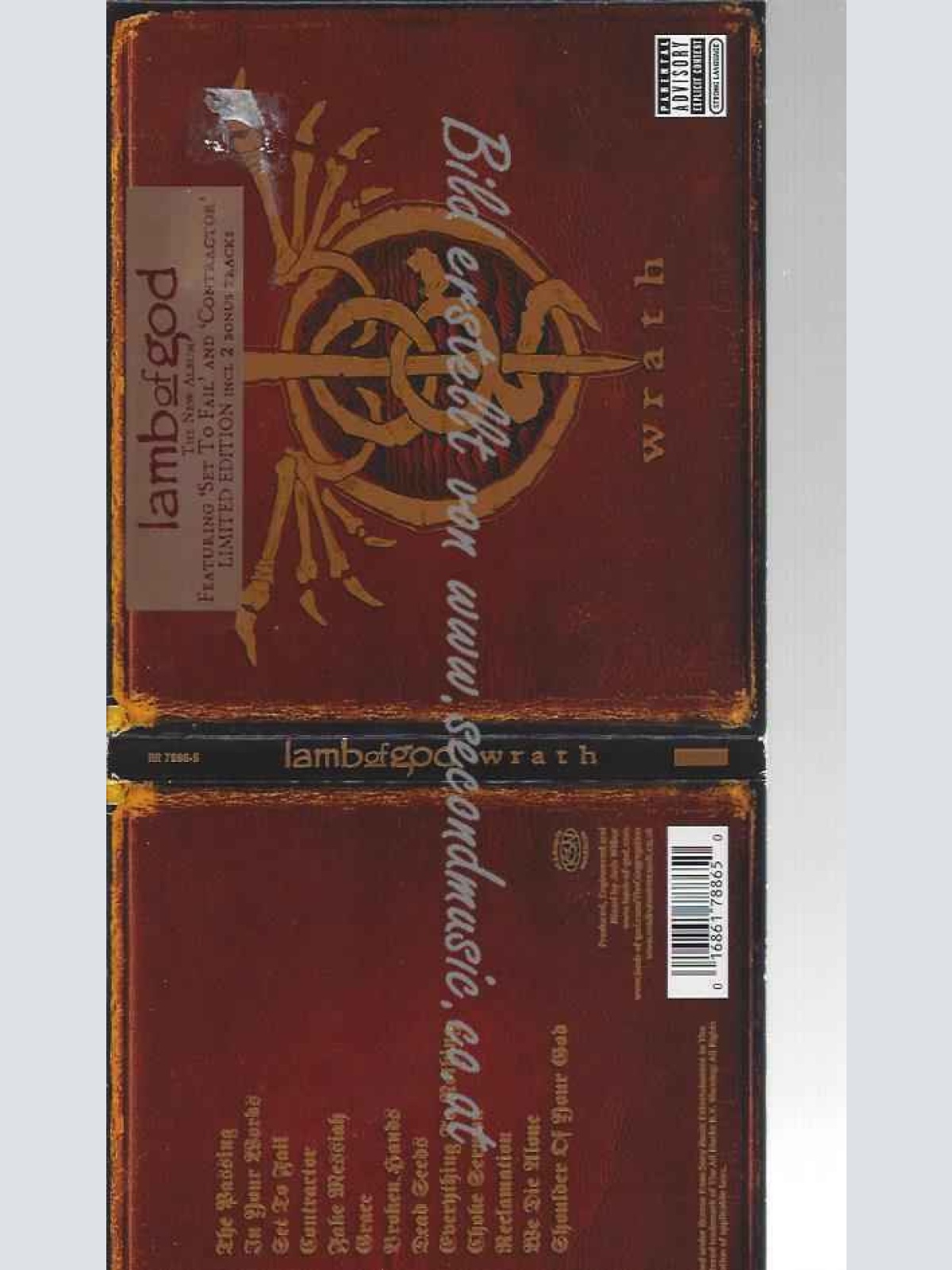 CD--Lamb of God | --Wrath inkl.