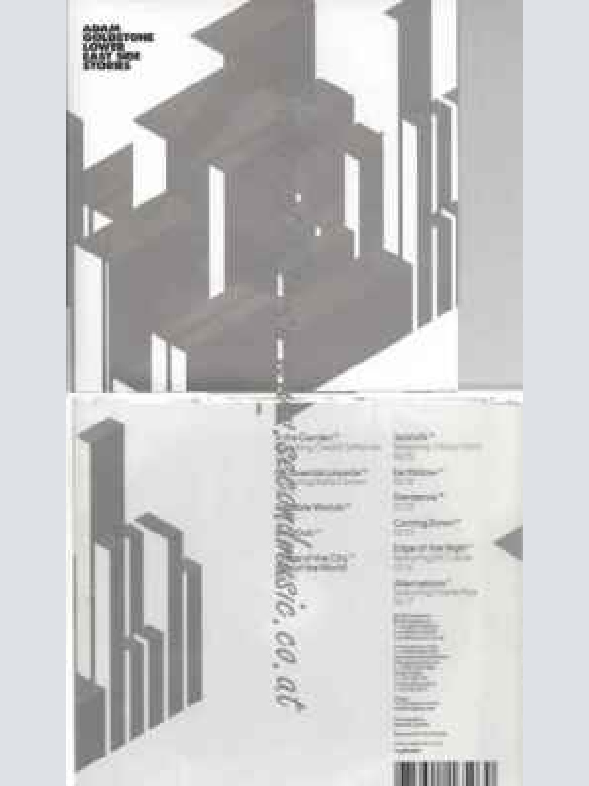 CD--Adam Goldstone--Lower East Side Stories