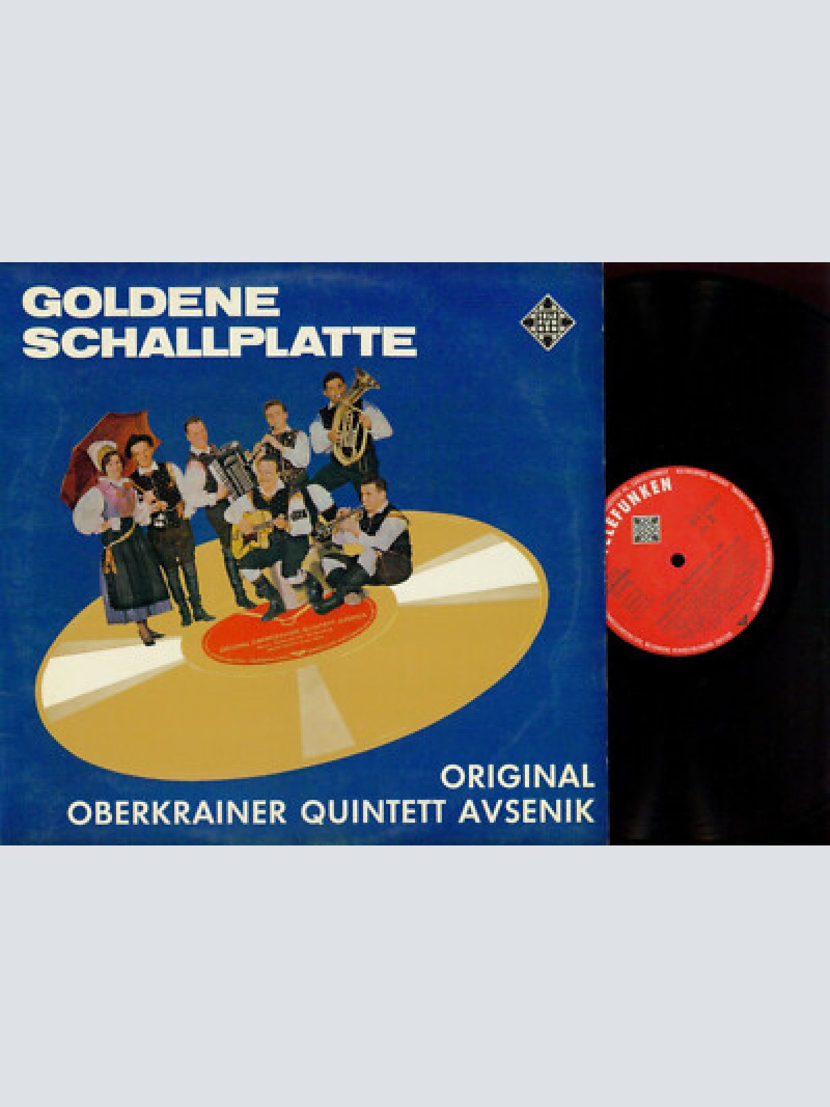 LP--  Goldene Schallplatte Für Das Oberkrainer Quintett Avensik