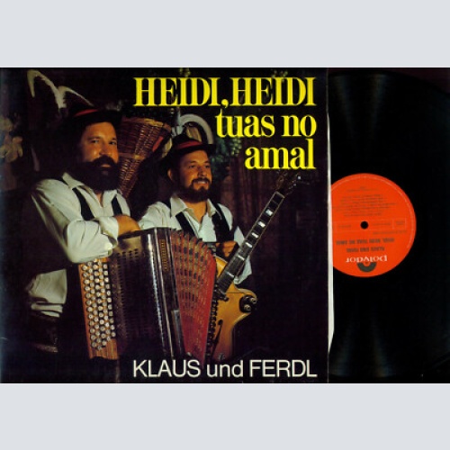 LP--KLAUS UND FERDL HEIDI TUAS NO AMAL  // CLUB
