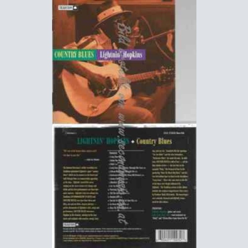 CD--Lightnin' Hopkins | --Country Blues