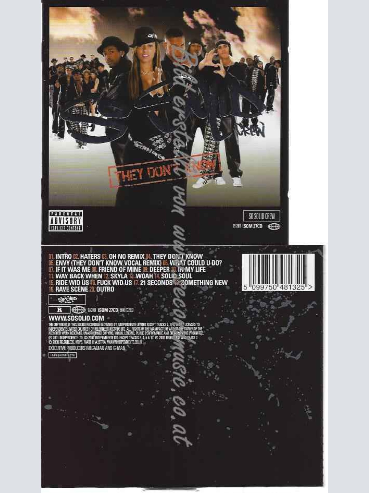 CD--So Solid Crew | --They Don'T Know