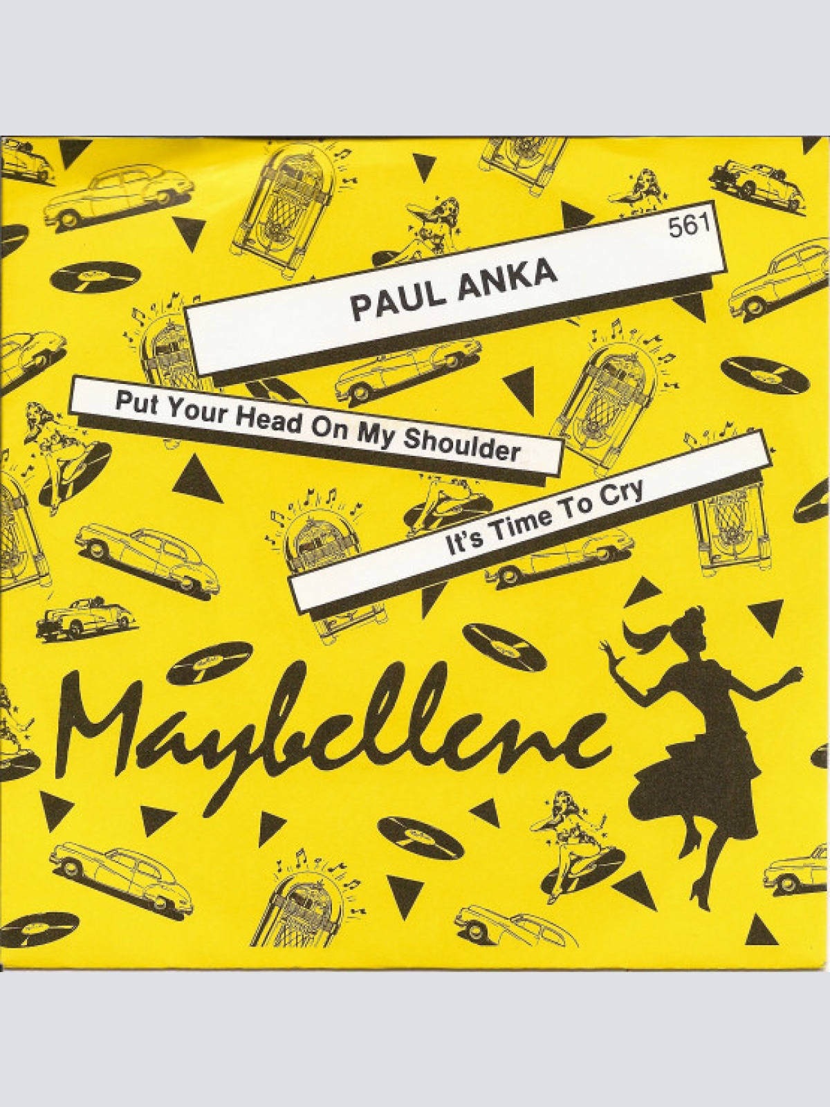 7", Single Paul Anka - Put Your Head On My Shoulder / It's Time To Cry
