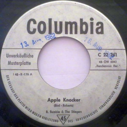 7", Single, Promo B. Bumble & The Stingers - Apple Knocker