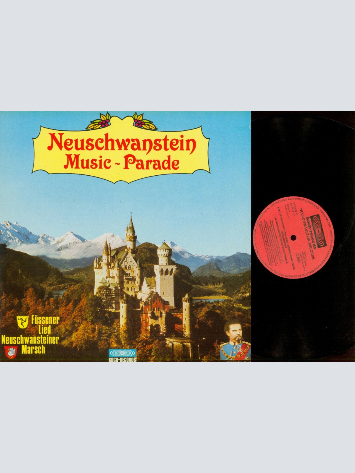 LP-- Karl De Vorschee --Neuschwanstein Music Parade   // NM