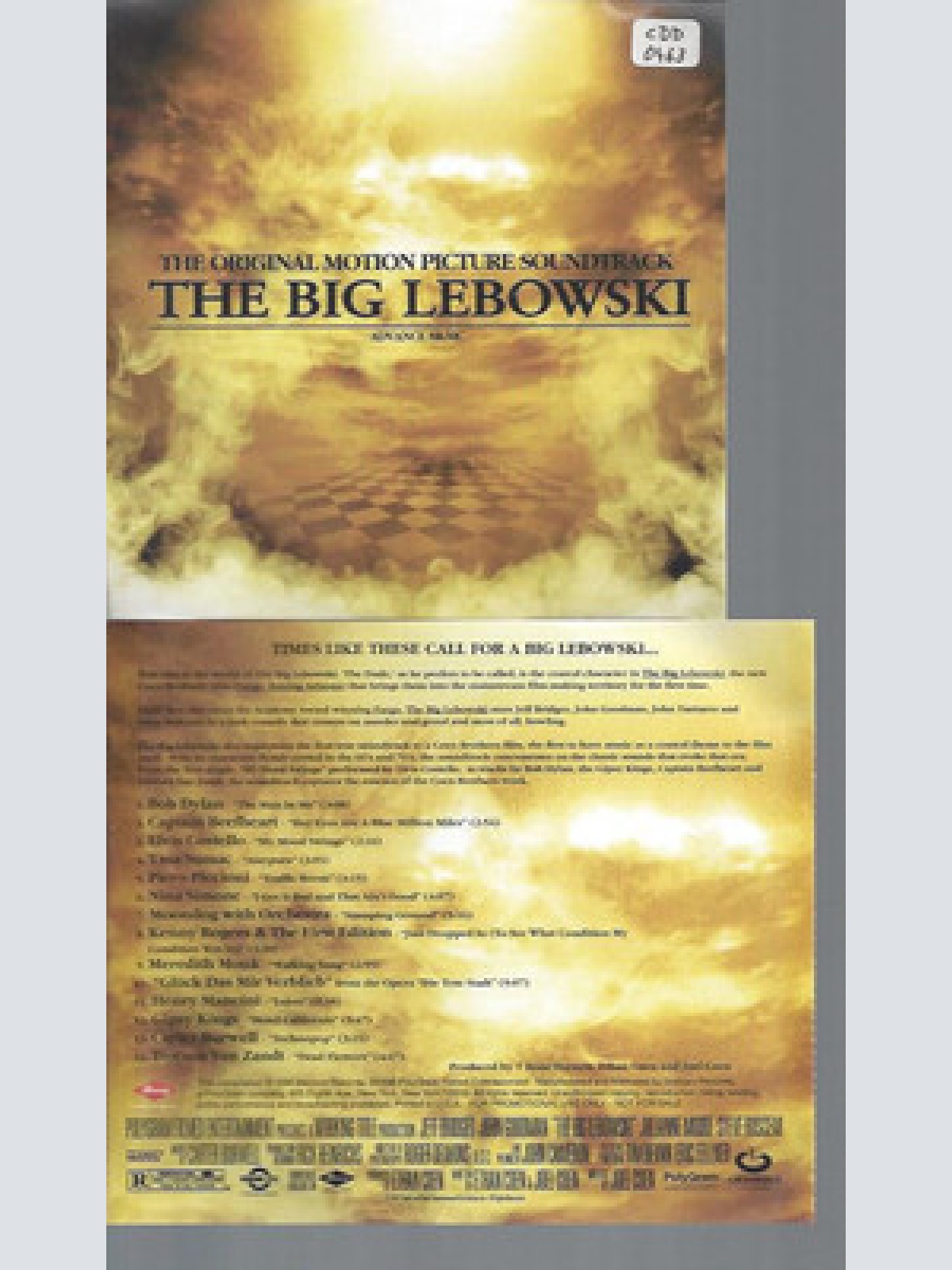 CD--THE BIG LEBOWSKI //OST //PROMO