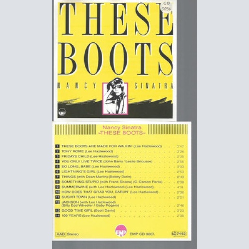 CD--NANCY SINATRA THESE BOOTS