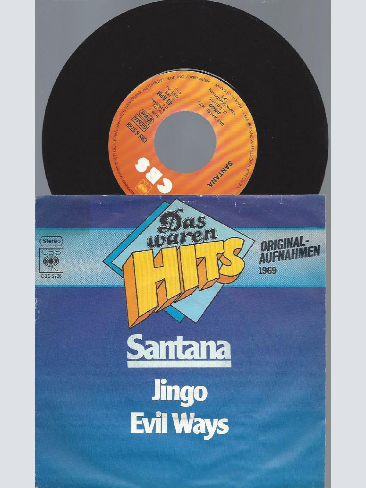 7"  Santana  Jingo / Evil Ways