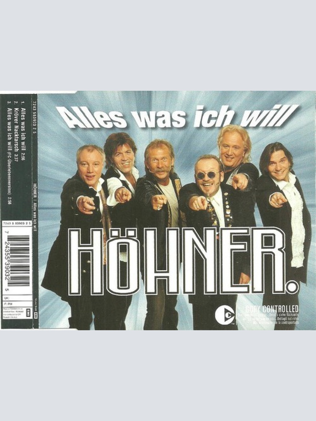 CD, Single, Copy Prot. Höhner - Alles Was Ich Will