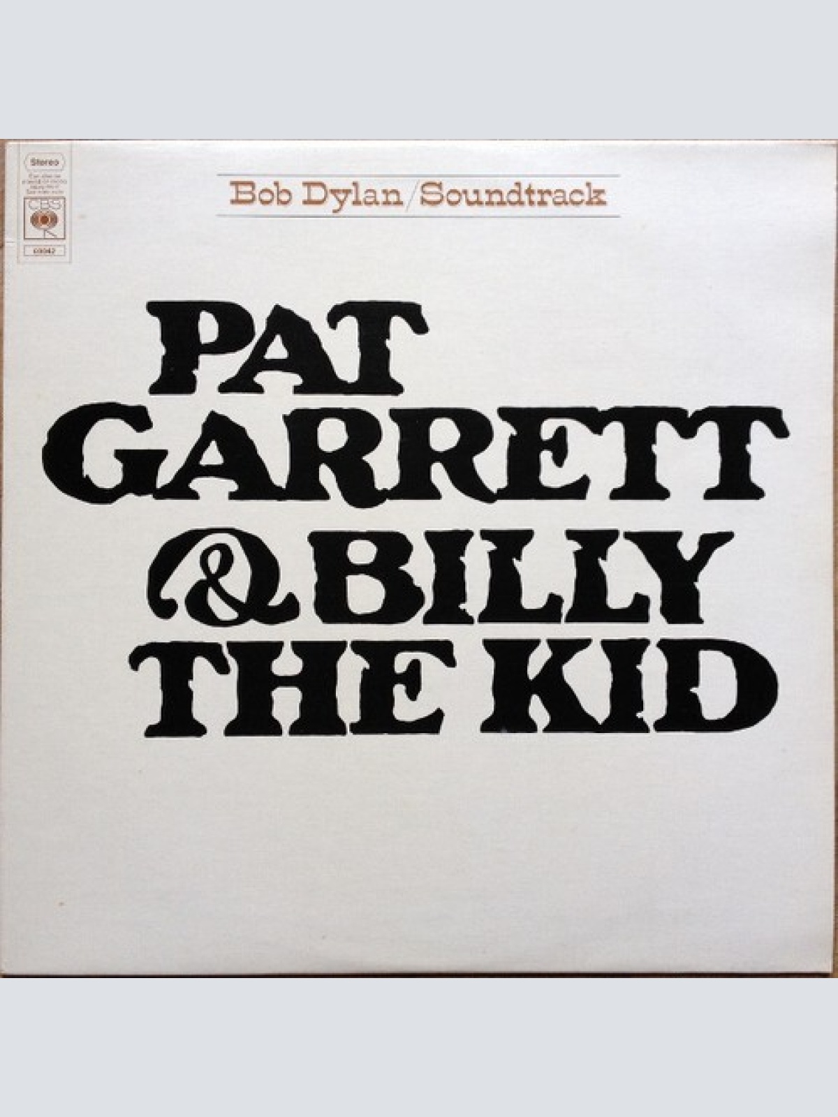 LP, Album Bob Dylan - Pat Garrett & Billy The Kid