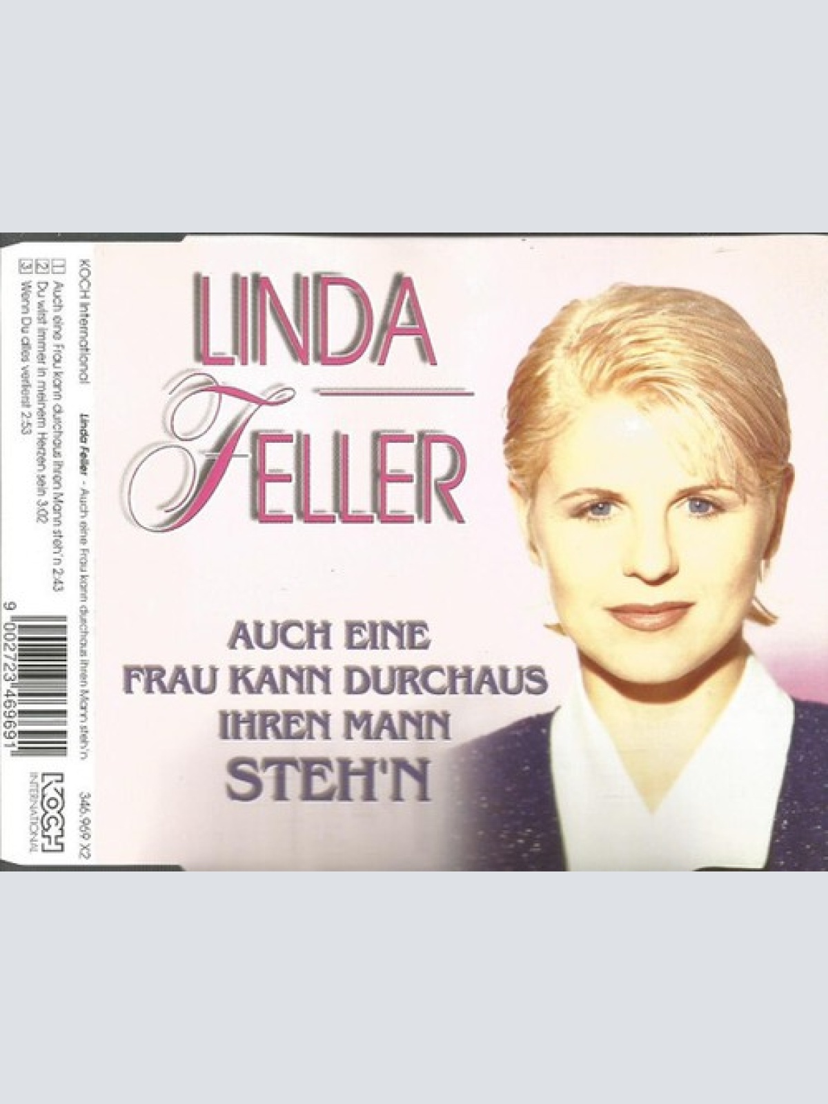 CD, Maxi Linda Feller - Auch Eine Frau Kann Durchaus Ihren Mann Steh'n