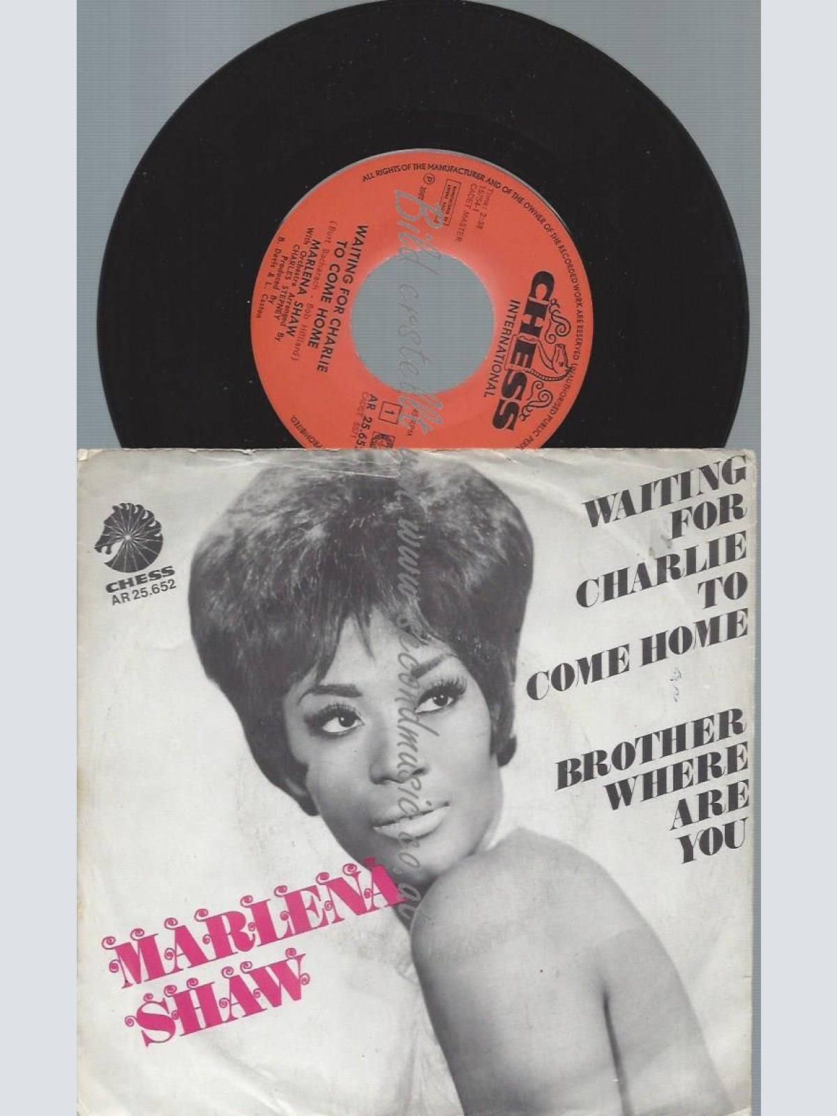 7"  Marlena Shaw  Waiting For Charlie To Come Home