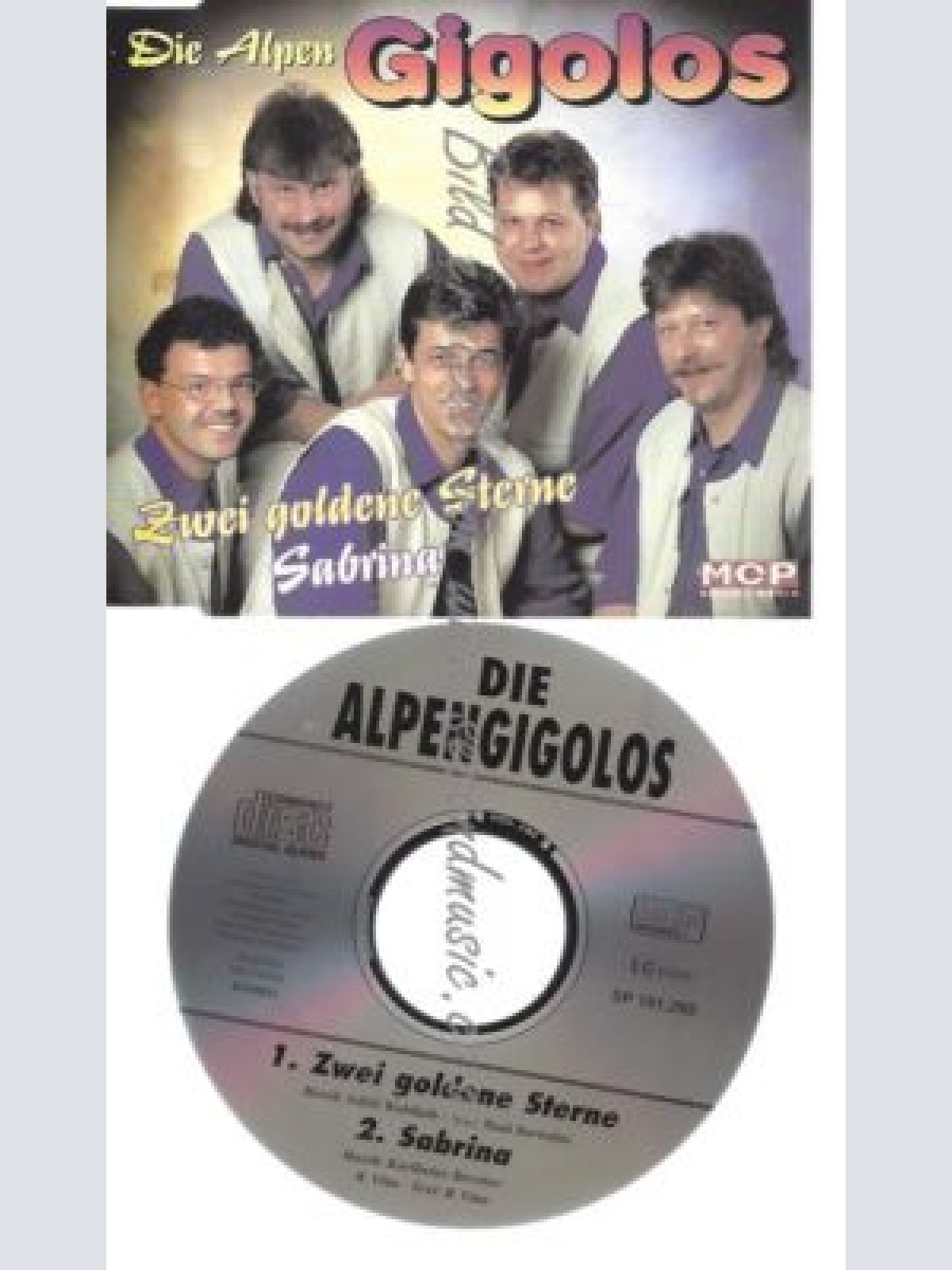 CD-- DIE ALPEN GIGOLOS     ZWEI GOLDENE STERNE