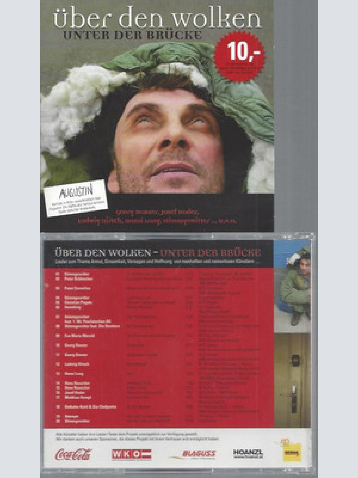 CD--ÜBER DEN WOLKEN UNTER DER BRÜCKE /GEORG DANZER // SCHLEICHER/ LANG // HIRSCH