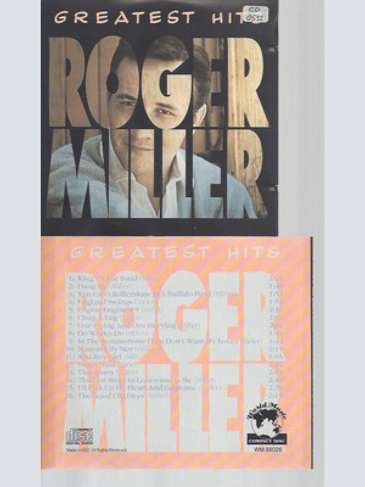 CD-ROGER MILLER GREATEST HITS