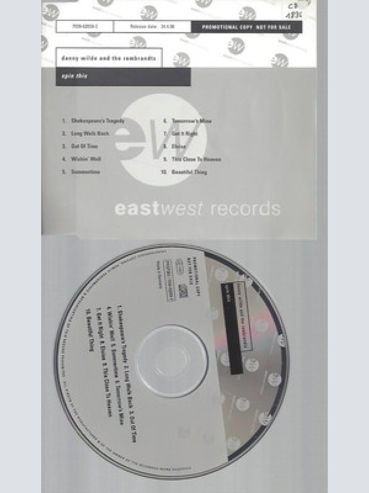 CD-DANNY WILDE AND THE REMBRANDTS SPIN THIS //PROMO