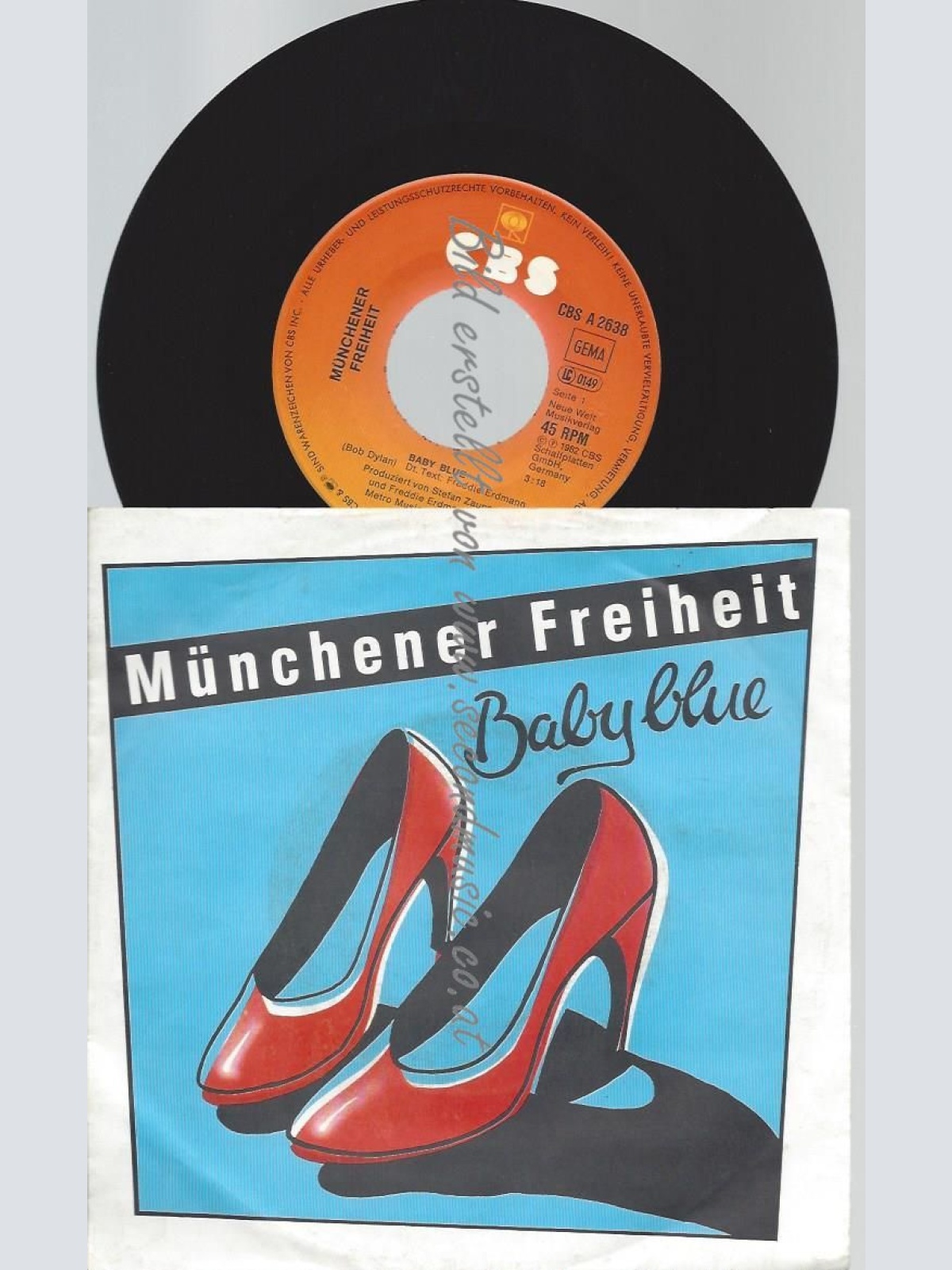 7"   Münchener Freiheit  Baby Blue
