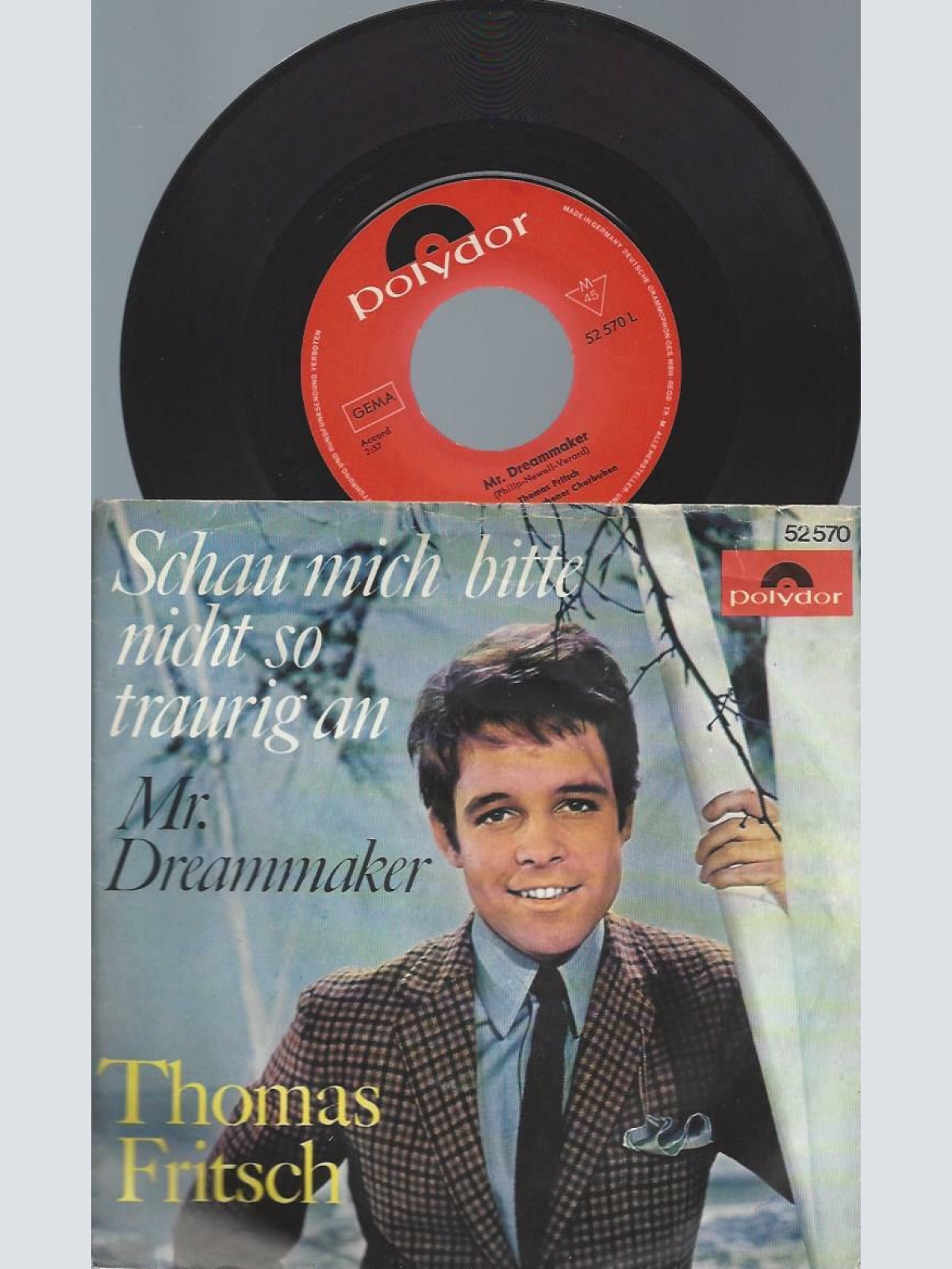 7"   Thomas Fritsch  Schau Mich Bitte Nicht So Traurig An