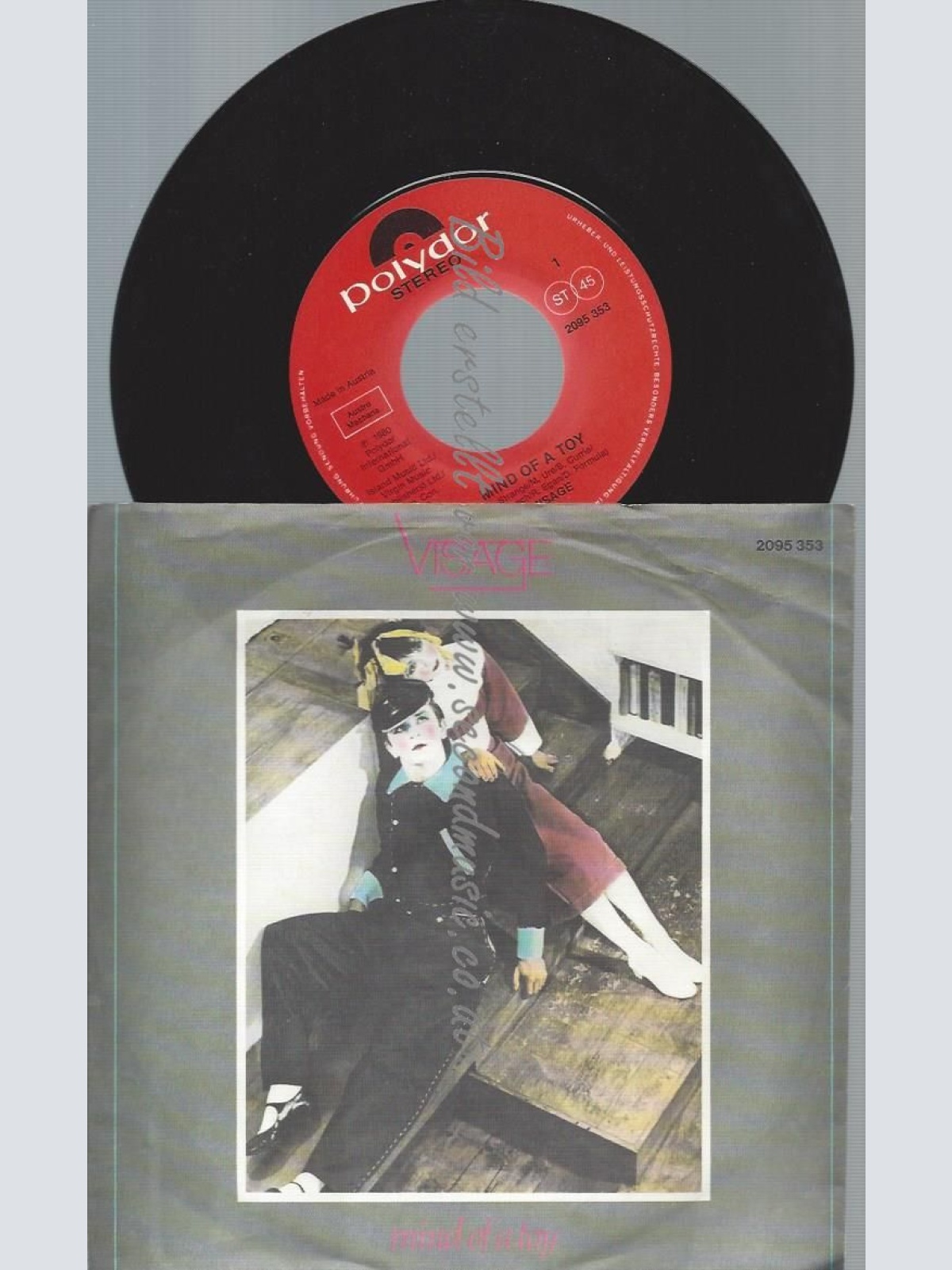 7"   Visage – Mind Of A Toy  //AT