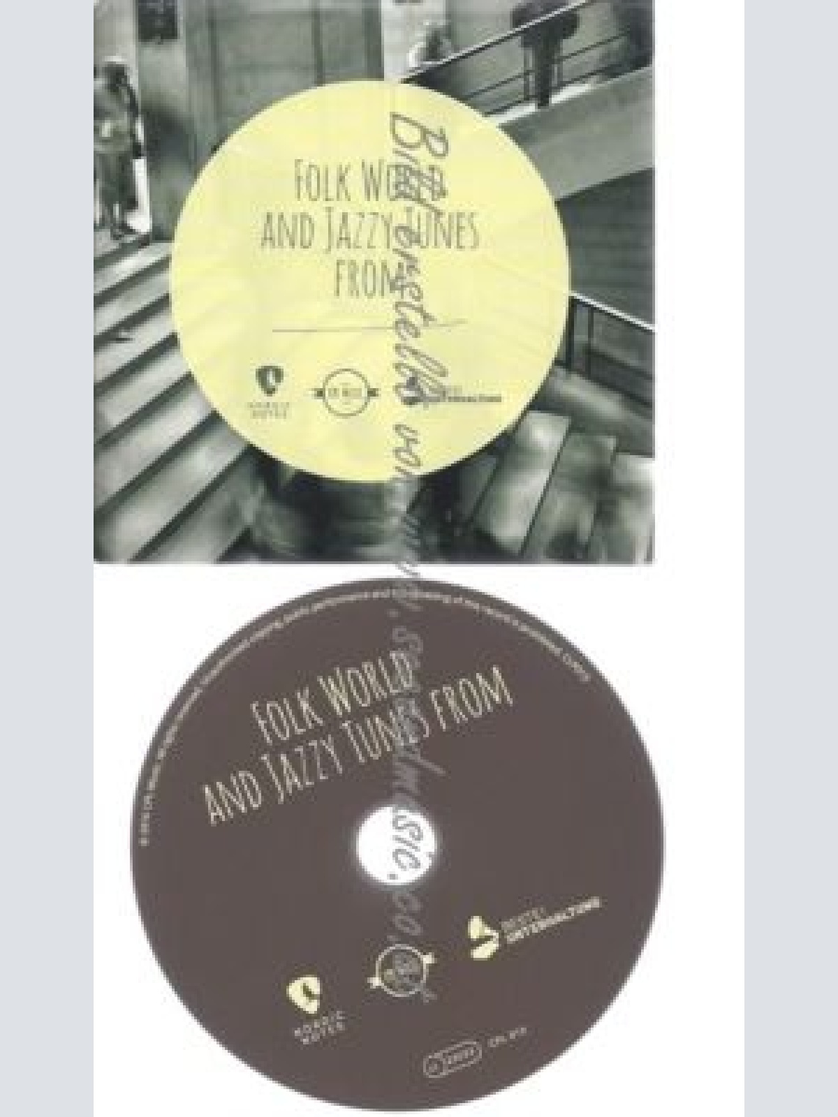 CD--VARIOUS ARTISTS--    FOLK WORLD AND JAZZY TUNES FROM