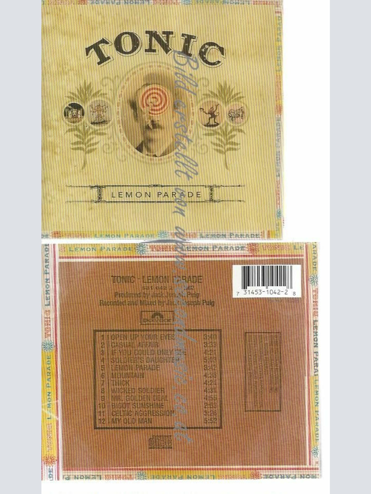 CD--TONIC--    LEMON PARADE