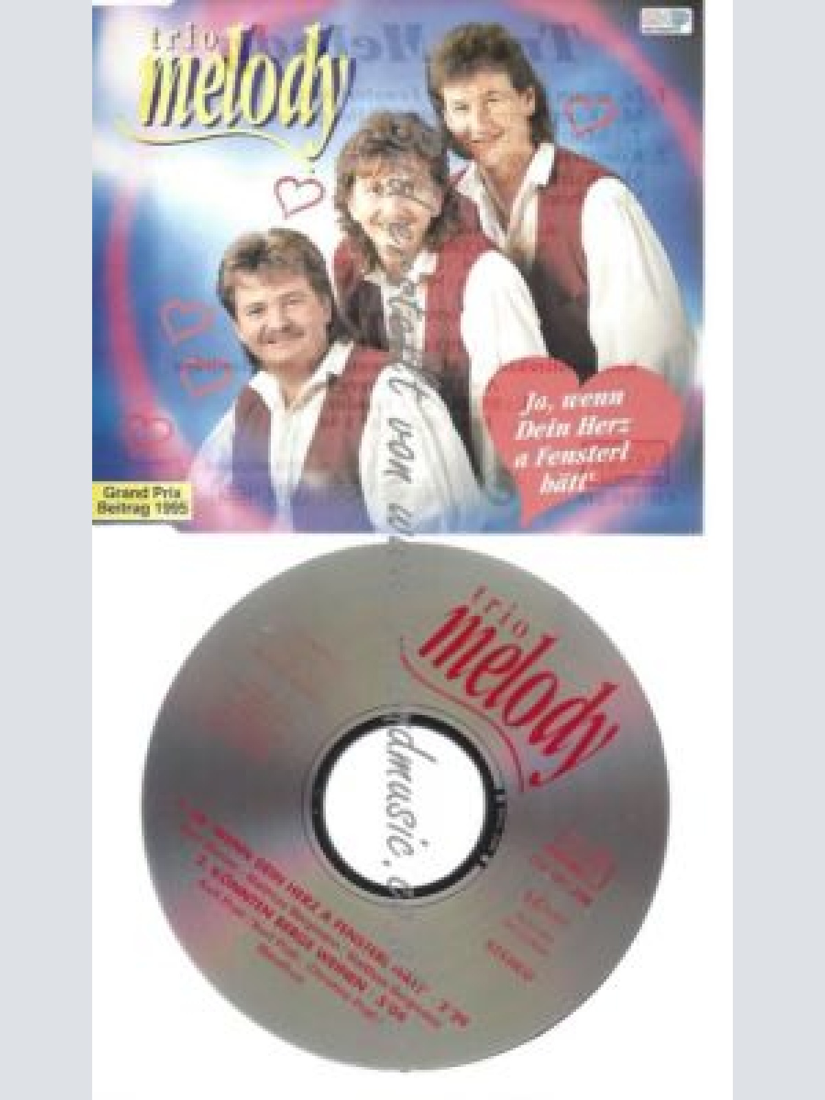 CD--Ja, wenn dein Herz a Fensterl hätt-TRIO MELODY