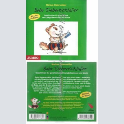 CD--MARKUS OSTERWALDER--    BOBO SIEBENSCHLÄFER